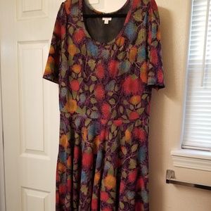 Lularoe floral Nichole, 3XL, EUC